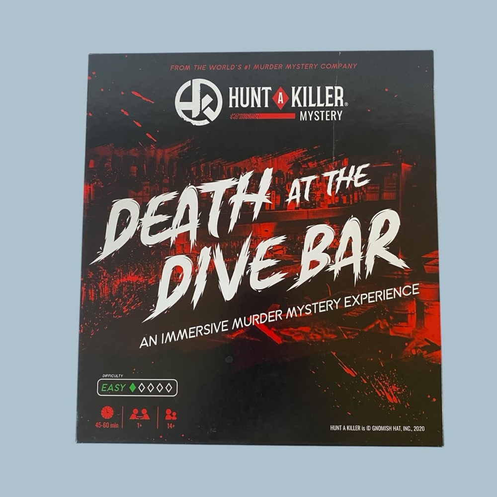Hunt A Killer Death at the Dive Bar Murder Mystery Puzzle Game Complete